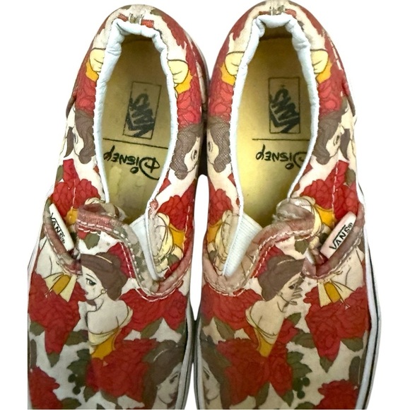 Vans Disney Princess Belle Beauty and The Beast Slip-On Shoes - Picture 5 of 7